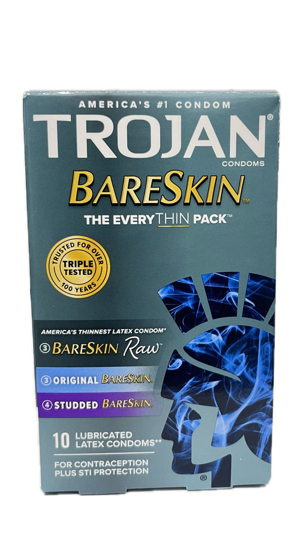 Trojan BareSkin 10 Condones de Latex