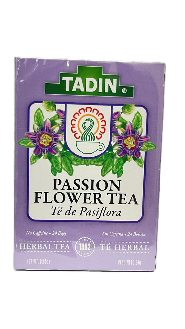 Tadin Té de Pasiflora 24 Bolsitas.