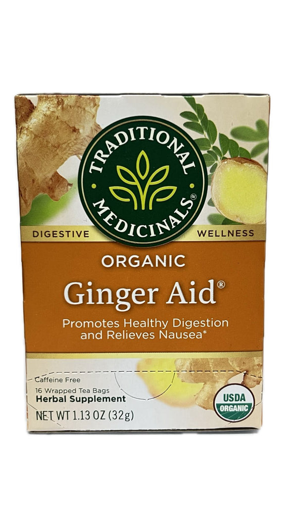 Traditional Medicinals Te de Jengibre, Sin Cafeína 16 Bolsitas,