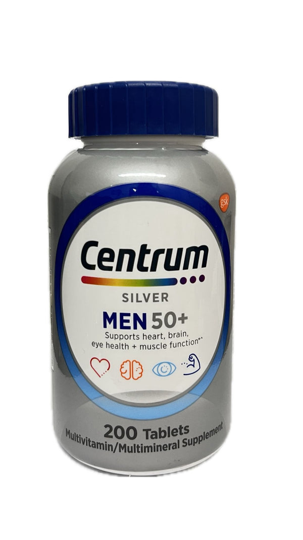 Centrum Multivitaminico Para Hombres 50+, 200 Tabletas