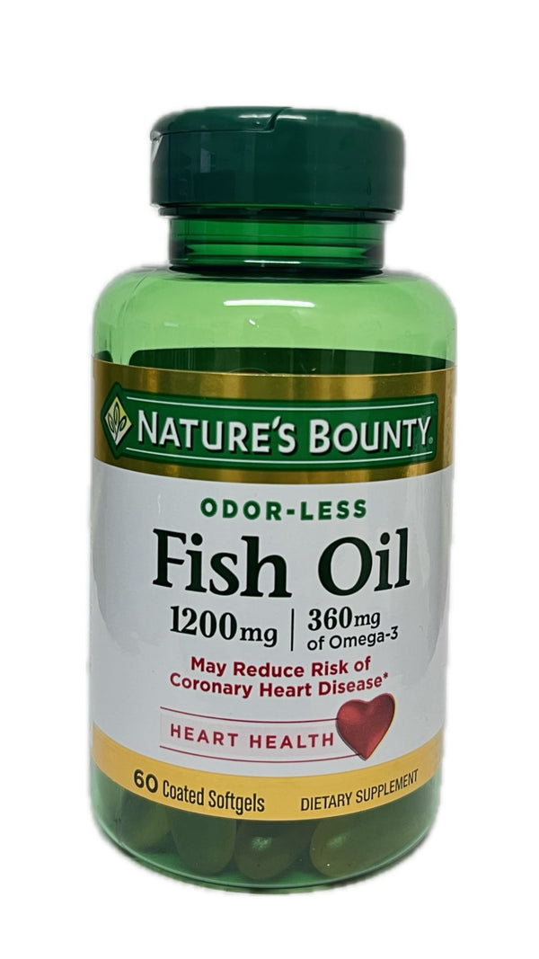 Nature´s Bounty Aceite de Pescado 1200 ml, 60 capsulas