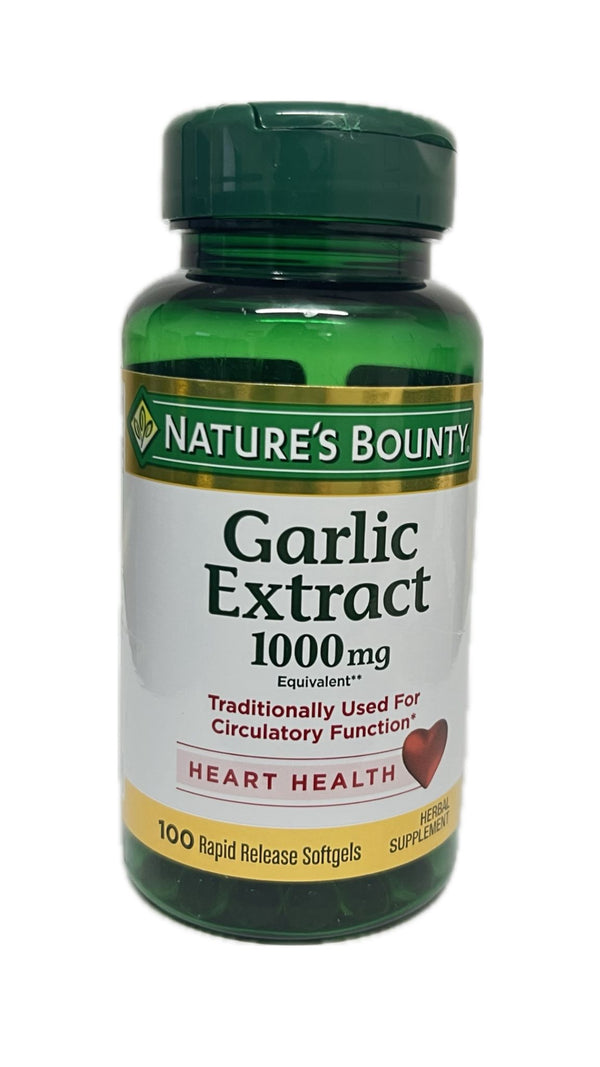 Nature´s Bounty Extracto de Ajo 1000 mg, 100 Softgels