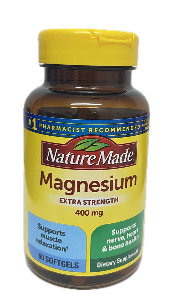Nature Made Magnesio 400 mg, 60 Softgels