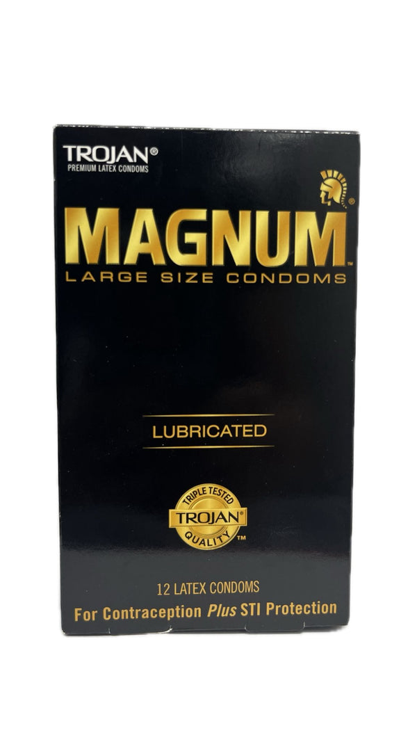 Trojan Magnum Condones De Gran Tamaño 12 Condones de latex