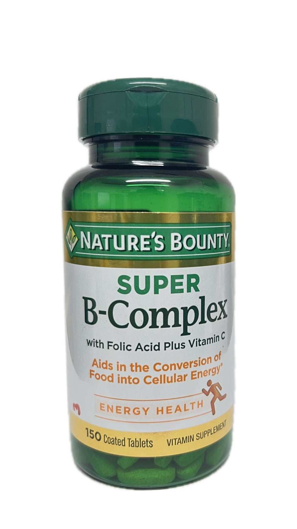 Nature´s Bounty Super B-Complex +Acido folico + vitamina C 150 Tabletas