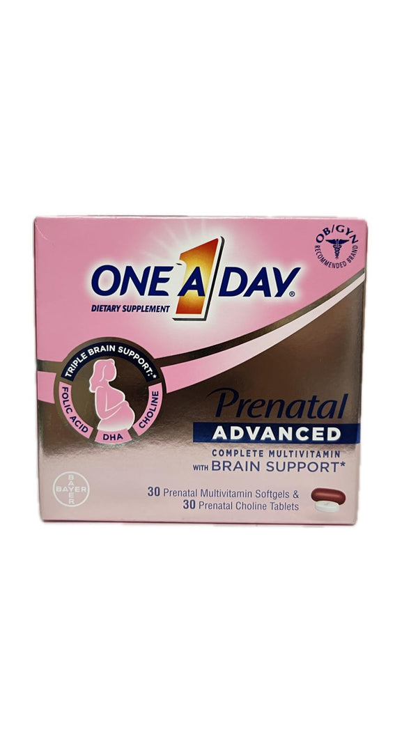 Uno Al Dia Prenatal Avanzado Multivitamin Completo, 30 Capsulas