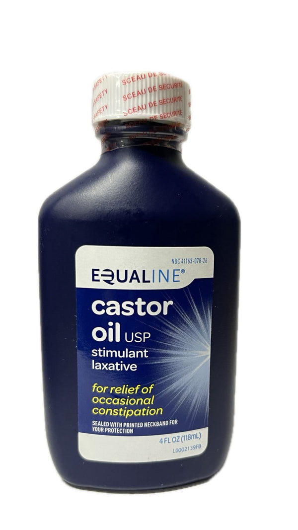 Equaline Aceite de Ricino Estimulante Laxante 4 oz.