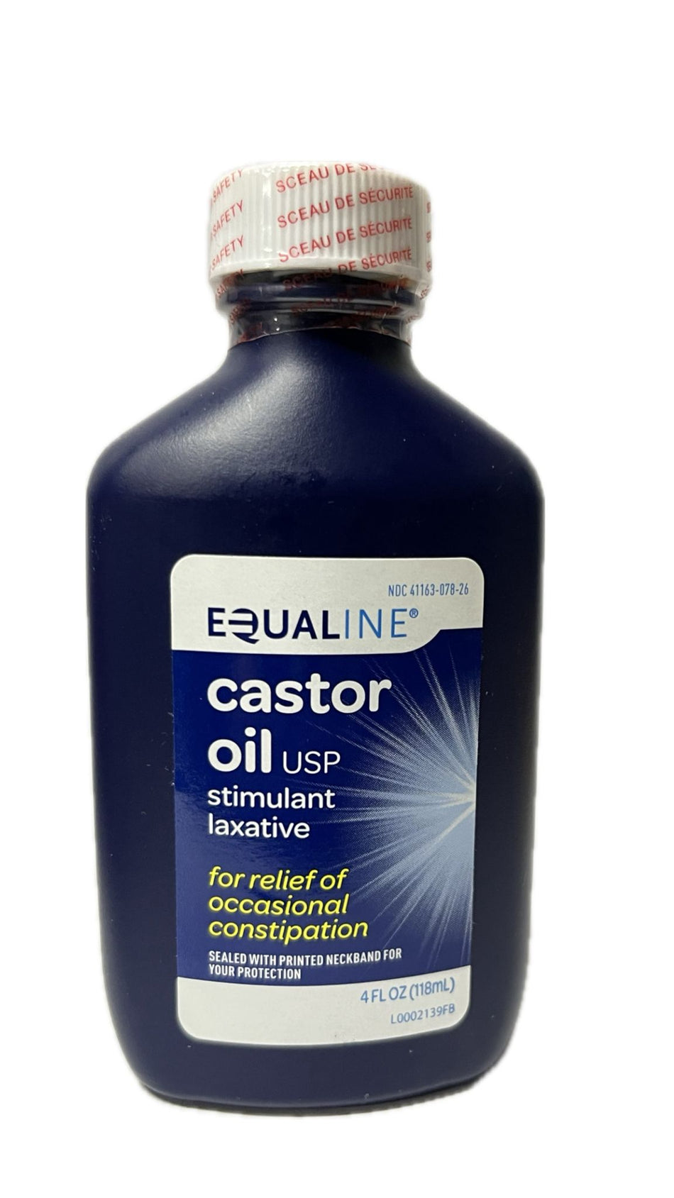 Equaline Aceite de Ricino Estimulante Laxante 4 oz.