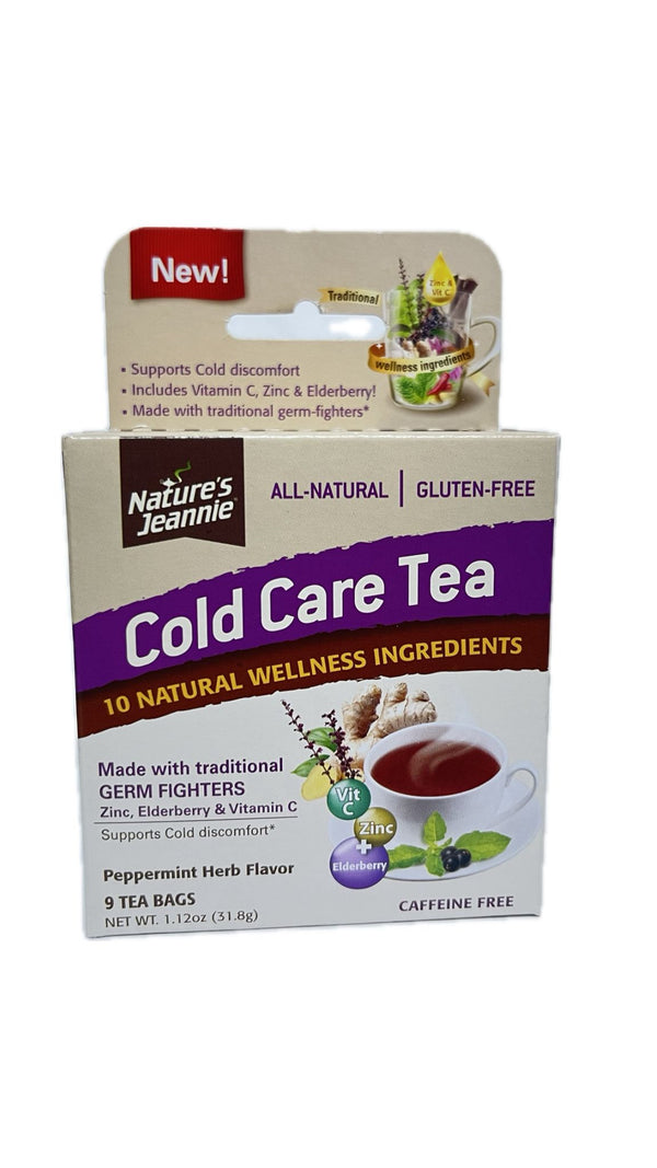 Té Para El Cuidado De La Gripe 10 Ingredientes Naturales, 9 Bolsitas
