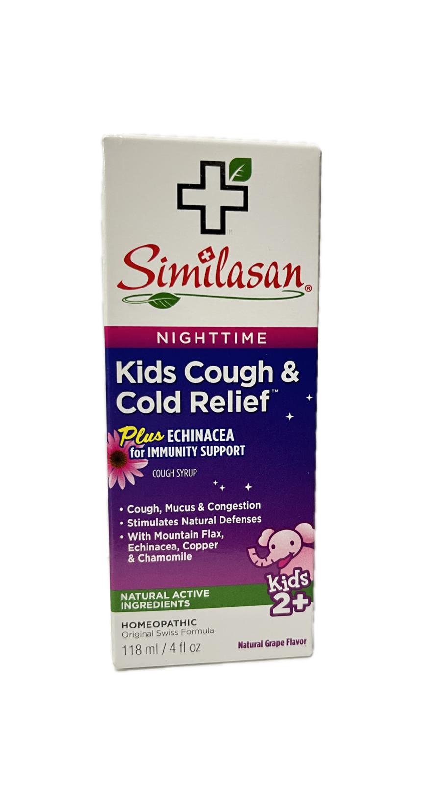 Similasan Alivio Para La Tos y El Resfriado Para Niños 4 oz