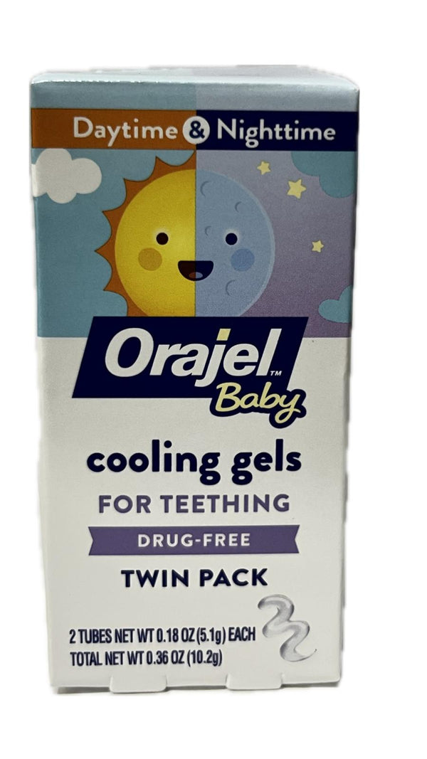 Orajel Bebés Gel Refrescante Para Dientes 2Tubos con 5.1 g