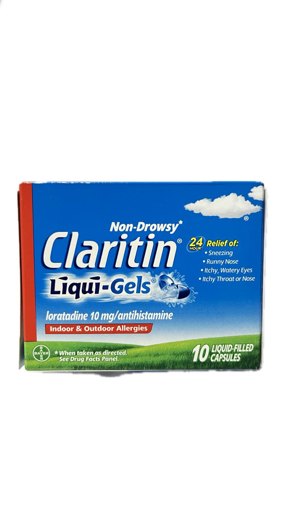 Claritin Liquid-Gels Para Alergias 10 Capsulas liquid-Gels