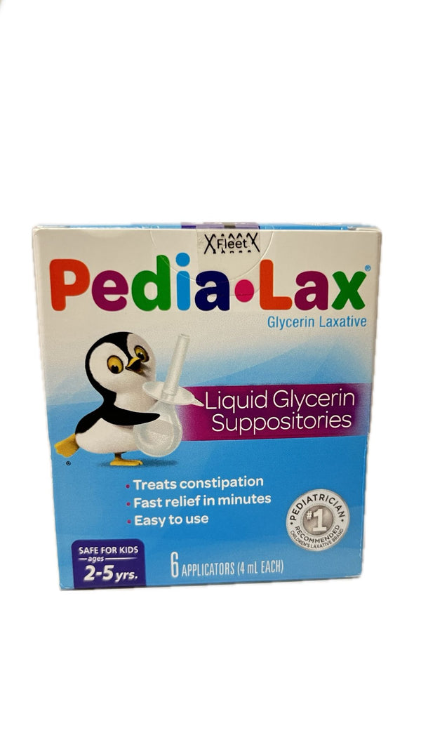 Pedia-Lax Laxante de Gliserina 6 supositorios