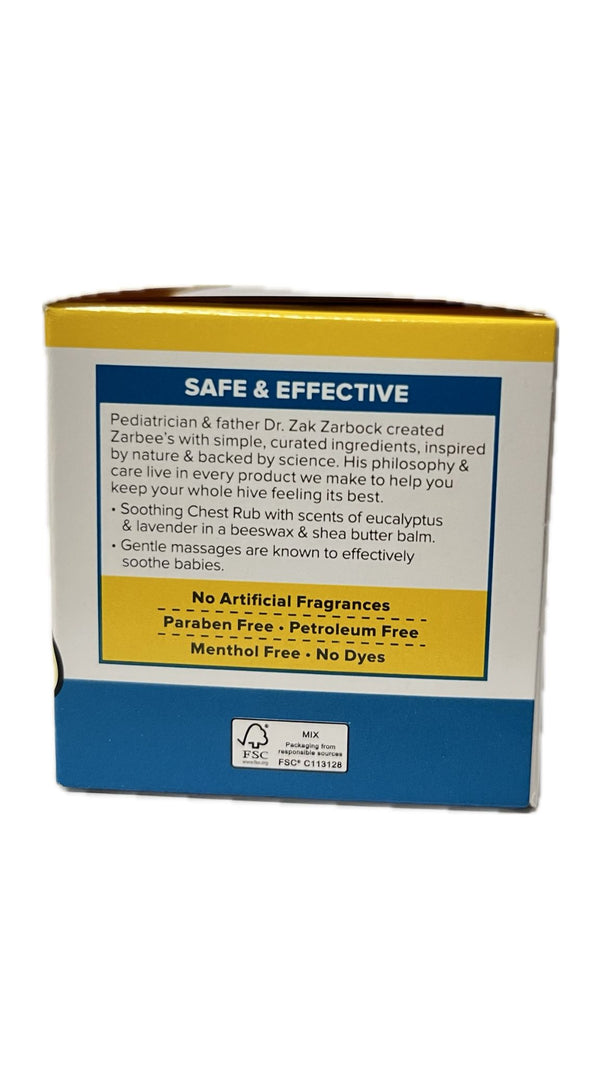 Zarbee´s Bebé Masaje de Pecho  1.5 oz