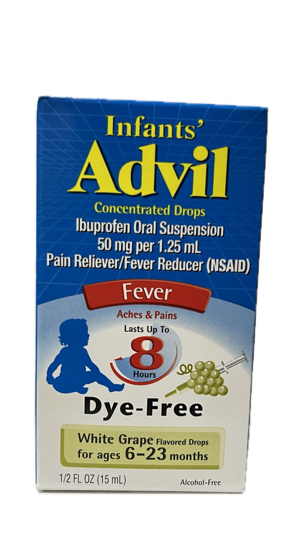 Advil Bebés Gotas Concentradas Suspensión Oral de Ibuprofeno 1/2 oz