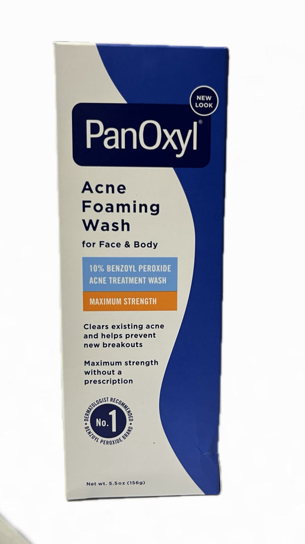 Panoxyl Espuma Limpieza Contra El Acne 5.5 oz