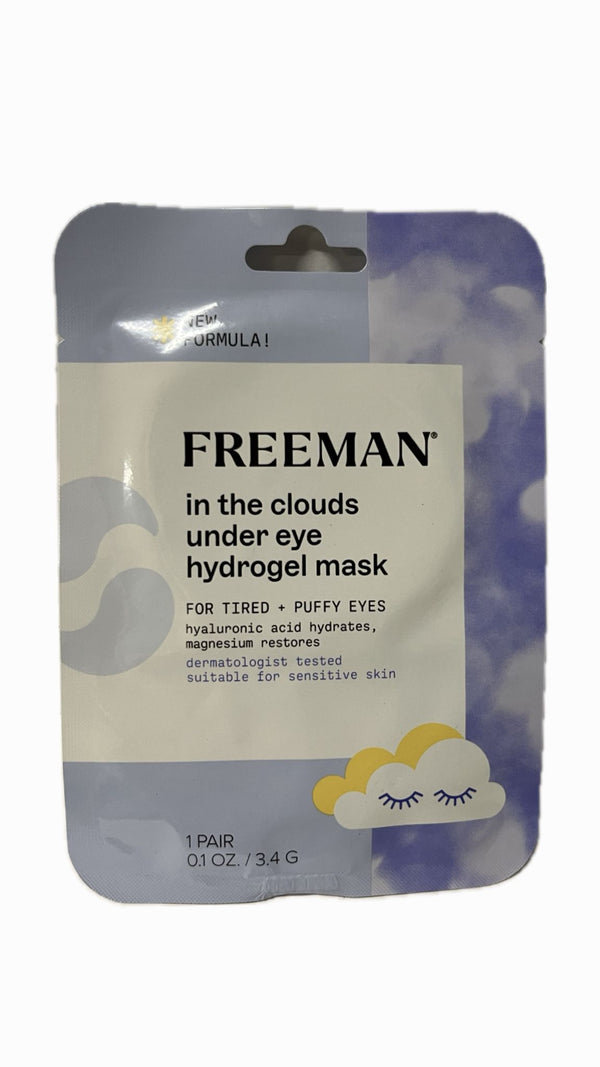 Freeman Mascarilla de Hidrogel Para Los Ojos, 1 Par de Mascarillas
