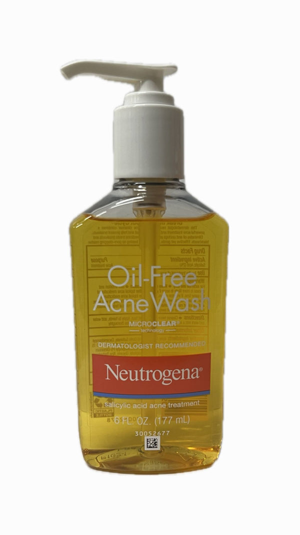 Neutrogena Sin Aceite Limpiador Facial Para Acné Con Acido Salicílico 6 oz