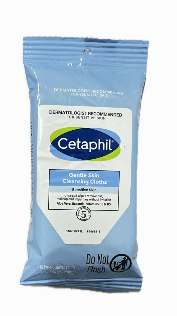 Cetaphil Toallitas Faciales de Limpieza 10 Toallitas