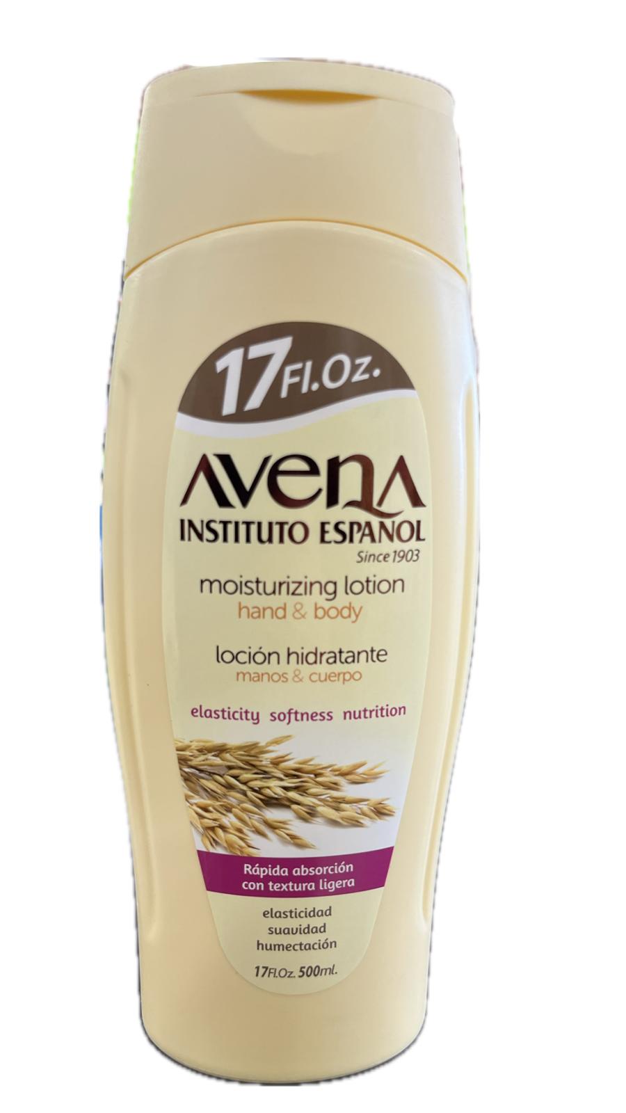 Avena Instituto Español Loción Hidratante Manos Y Cuerpo 17 oz