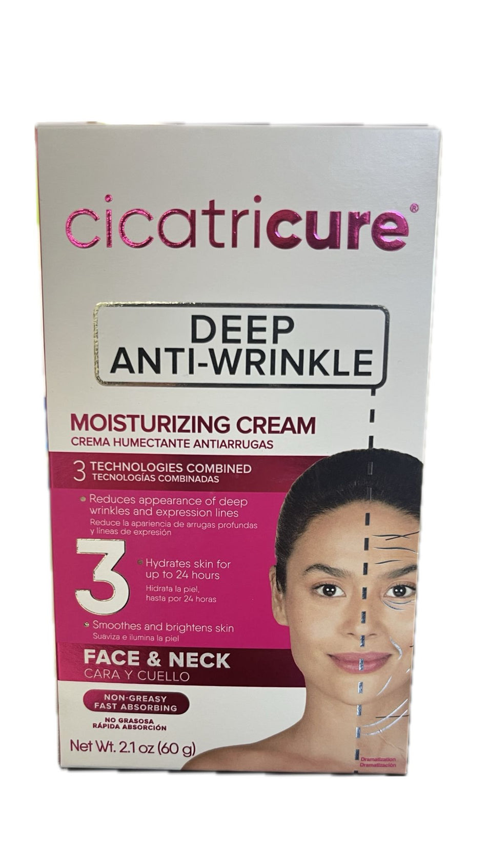 Cicatricure Crema Humectante Antiarrugas 2.1 oz