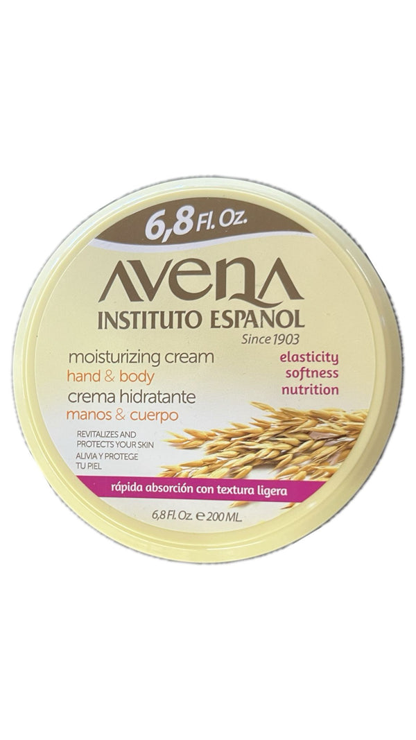Avena Instituto Español  Crema Hidratante  Corporal 6.8 oz