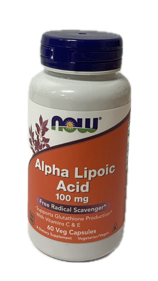 Now Alfa Lipoico Acido 100 ml 60 Capsulas