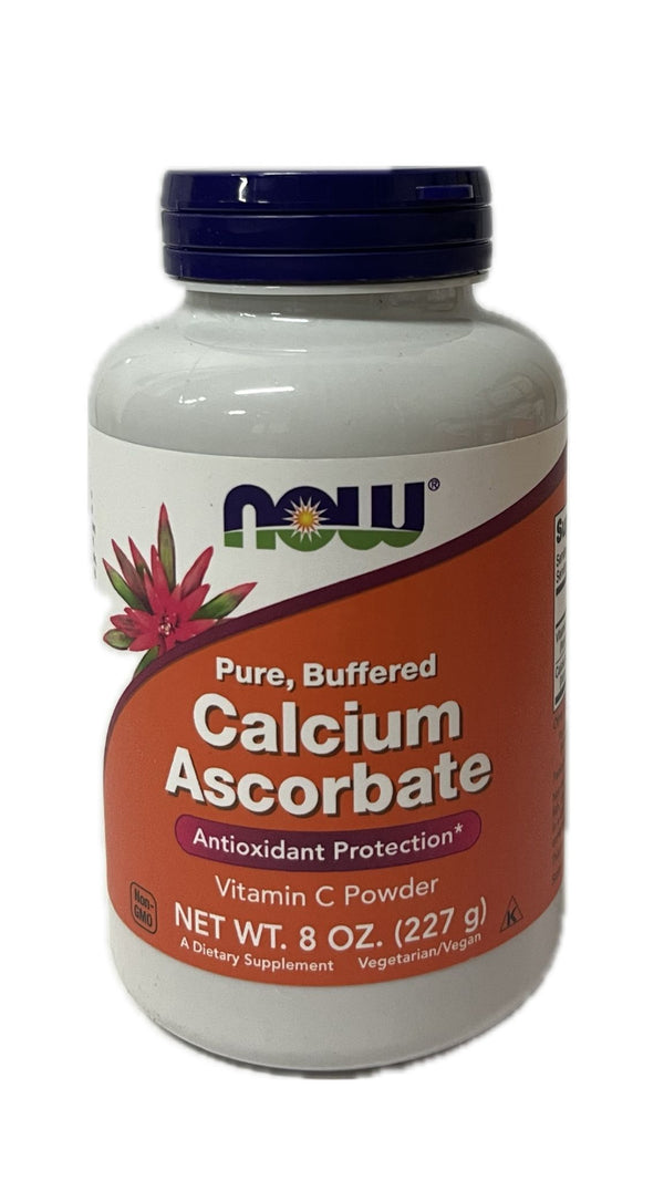 Now Ascorbato de Calcio Puro Antioxidante Vitamina C en Polvo 8oz