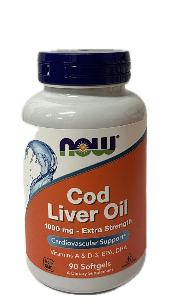 Now Aceite De Hígado De Bacalao  90 Capsulas