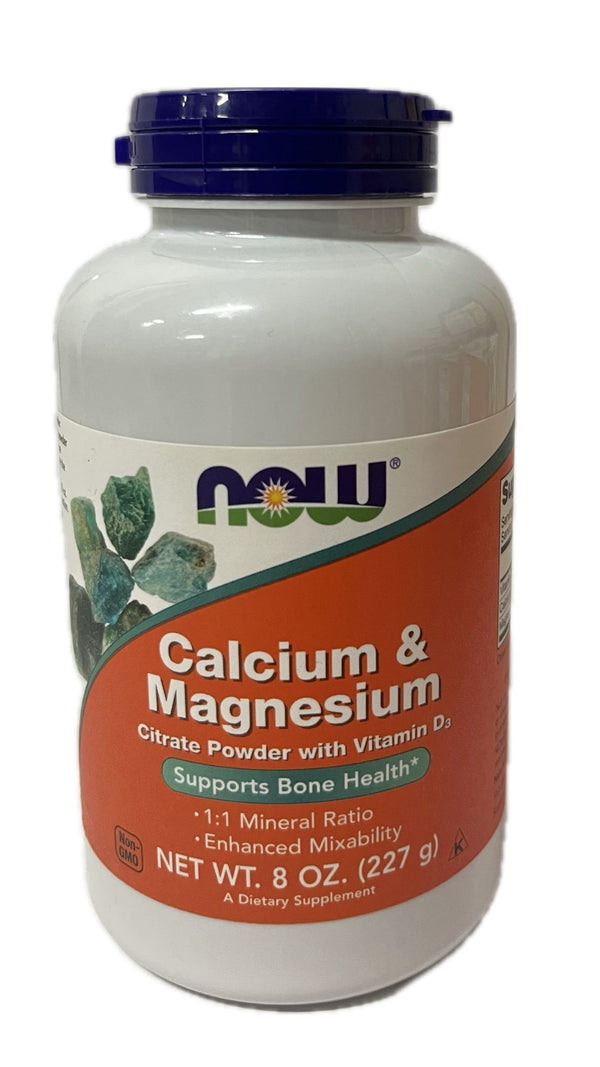Calcio y Magnesio  Polvo 8 oz