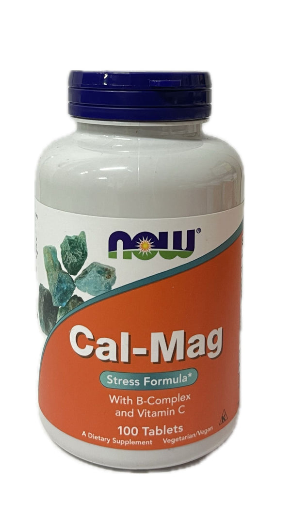 Now Calcio Magnesio Con Complejo B Y Vitamina C 100 Tabletas