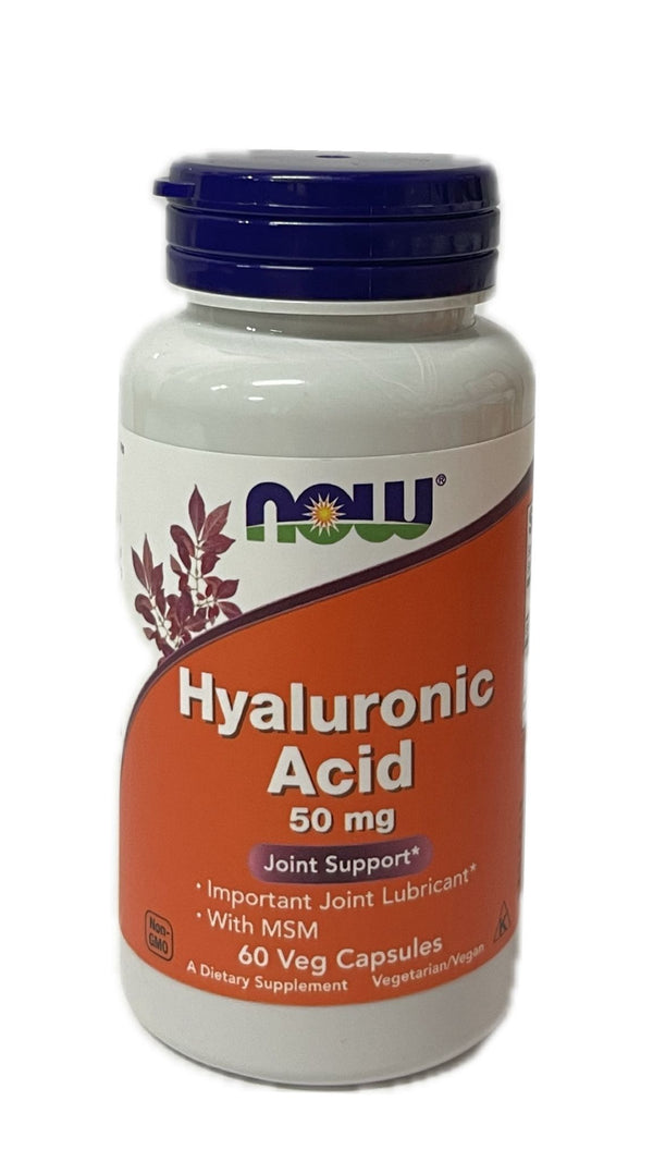 Now Acido Hialuronico 50mg 60 Capsulas