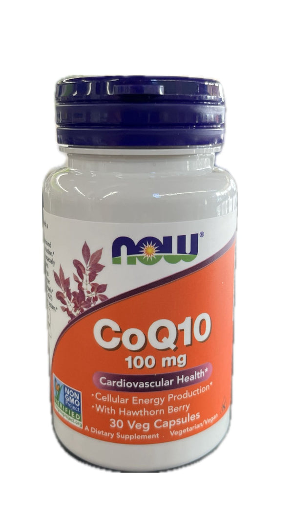 Now CoQ10 100mg 30 Capsulas