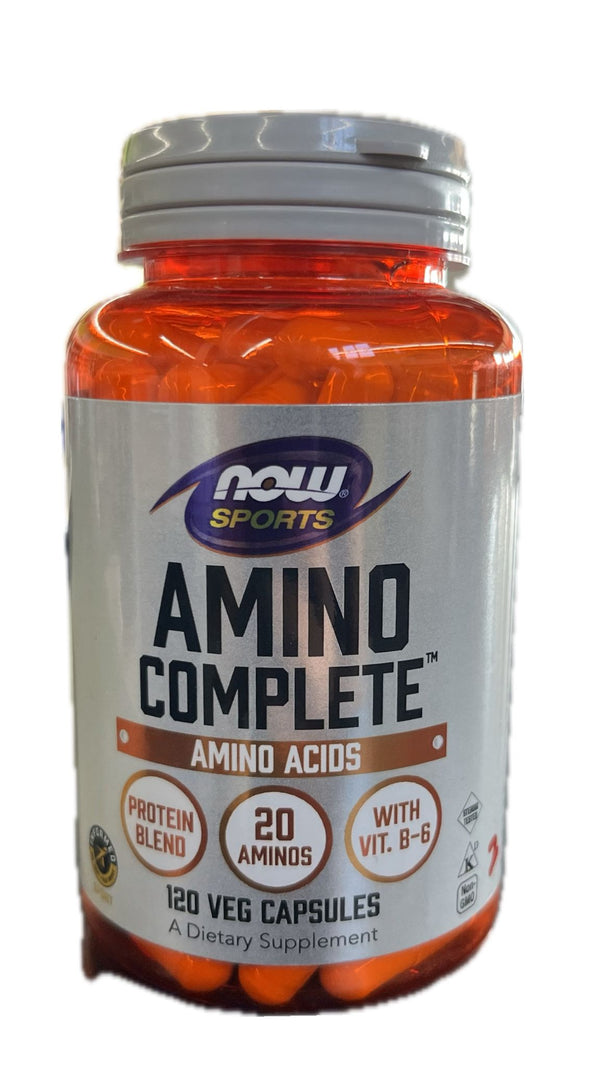 Now Amino-Complete Aminoácidos 120 Capsulas