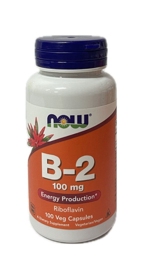 Now Vitamina B-2 100mcg 100 Capsulas