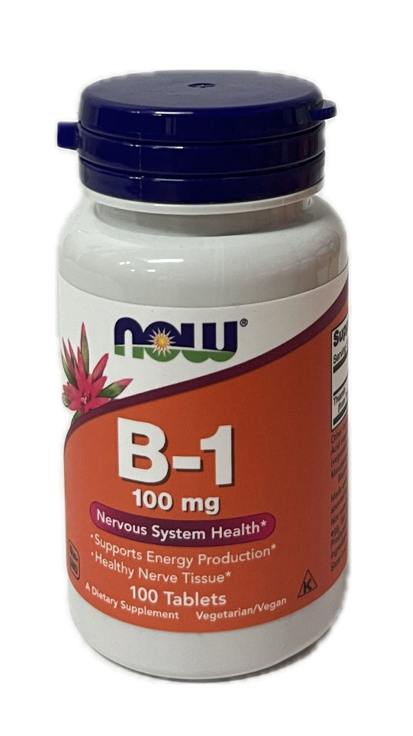 Now Vitamina B-1 100 mg 100 Tabletas