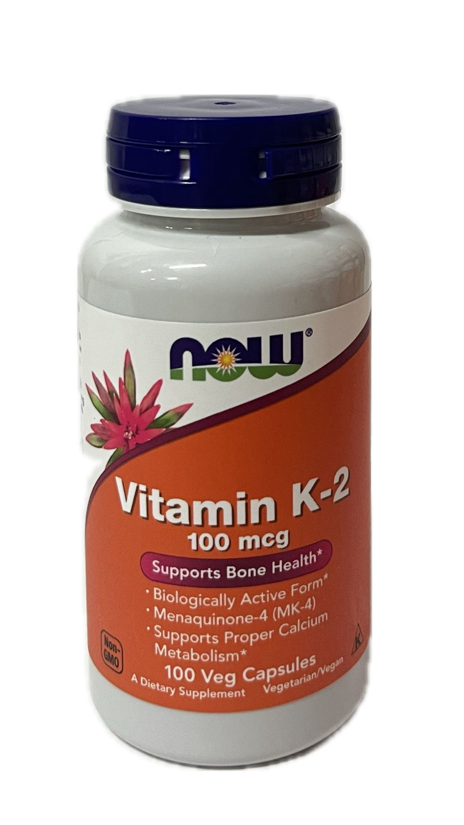 Now Vitamina K-2 100mcg 100 Capsulas
