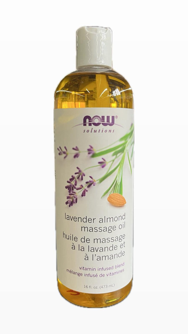 Now Aceite De Almendras Y Lavanda 16 oz