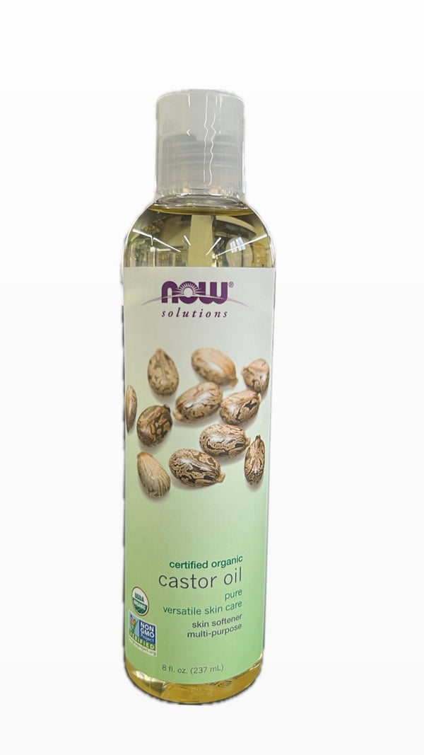 Now Aceite De Ricino 8 oz