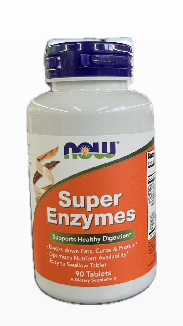 Now Super Enzimas 90 Tabletas