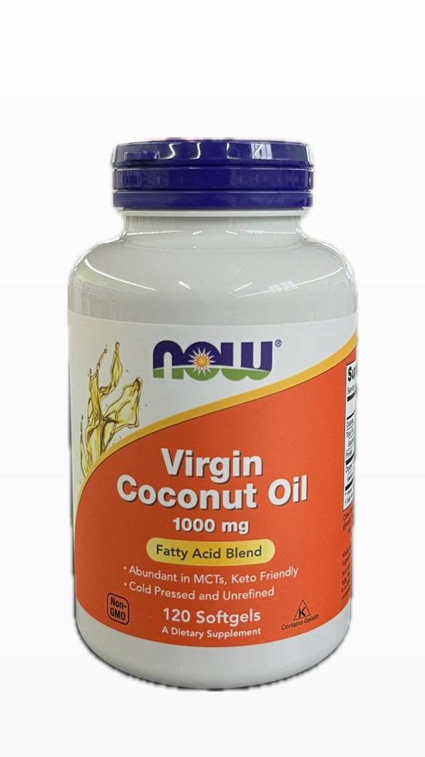 Now Aceite De Coco 1000mg 120 Softgels