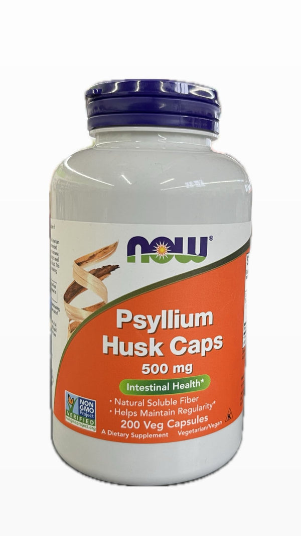 Now Cascara de Psyllium 500 mg 200 capsulas