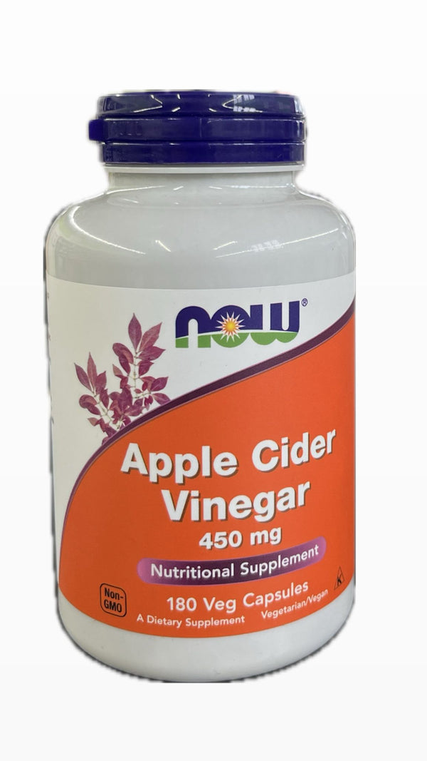 Now Vinagre de Manzana 450mg 180 Capsulas