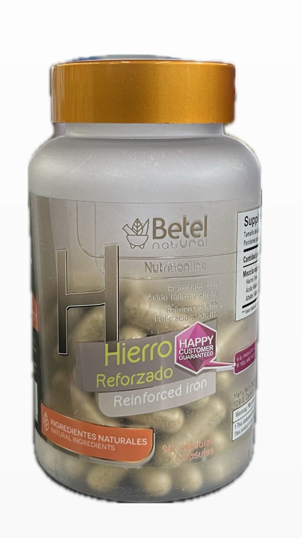 Betel Hierro Reforzado 90 Capsulas