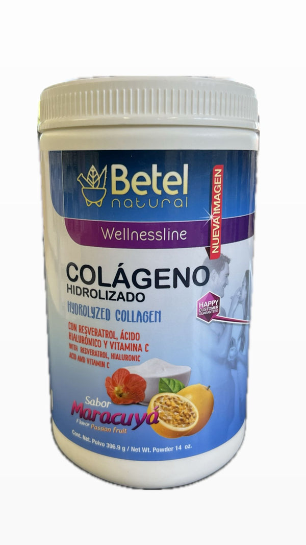 Betel Colágeno Hidrolizado Sabor Maracuyá 14 oz