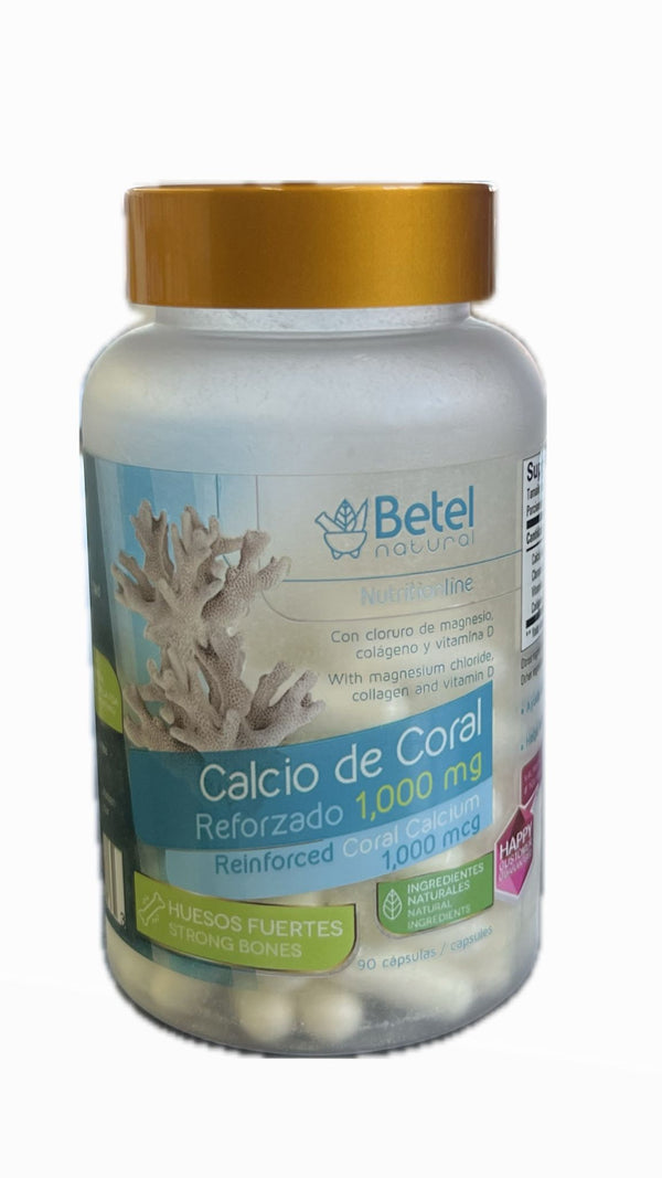 Betel Calcio De Coral 1,000mg 90 Capsulas