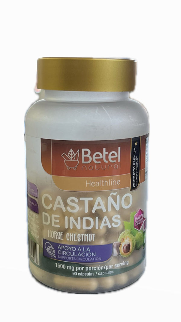 Betel Castaño De Indias 1500mg 90 Capsulas