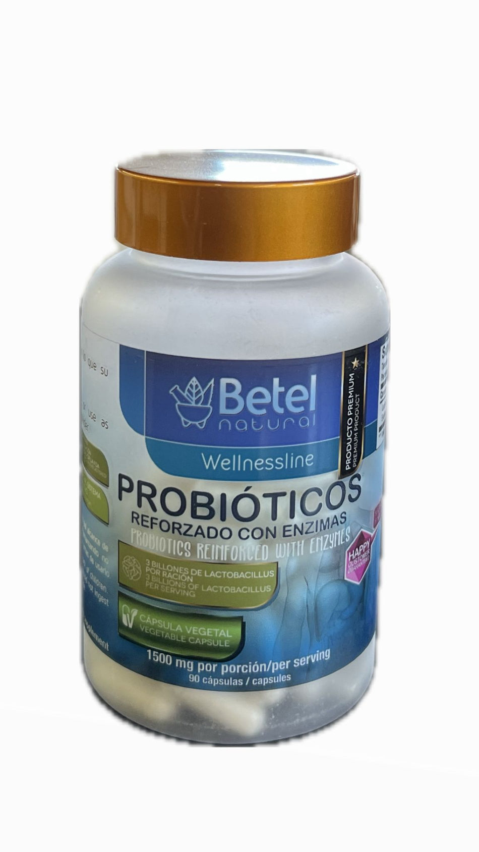 Betel Probióticos con Enzimas 1500mg 90 Capsulas