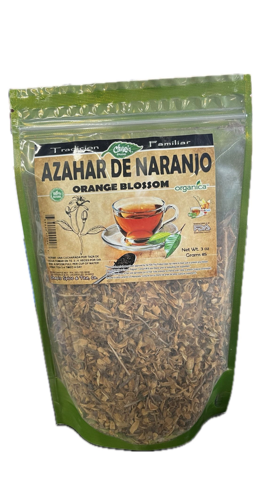 Chapis Azahar De Naranjo 3 oz