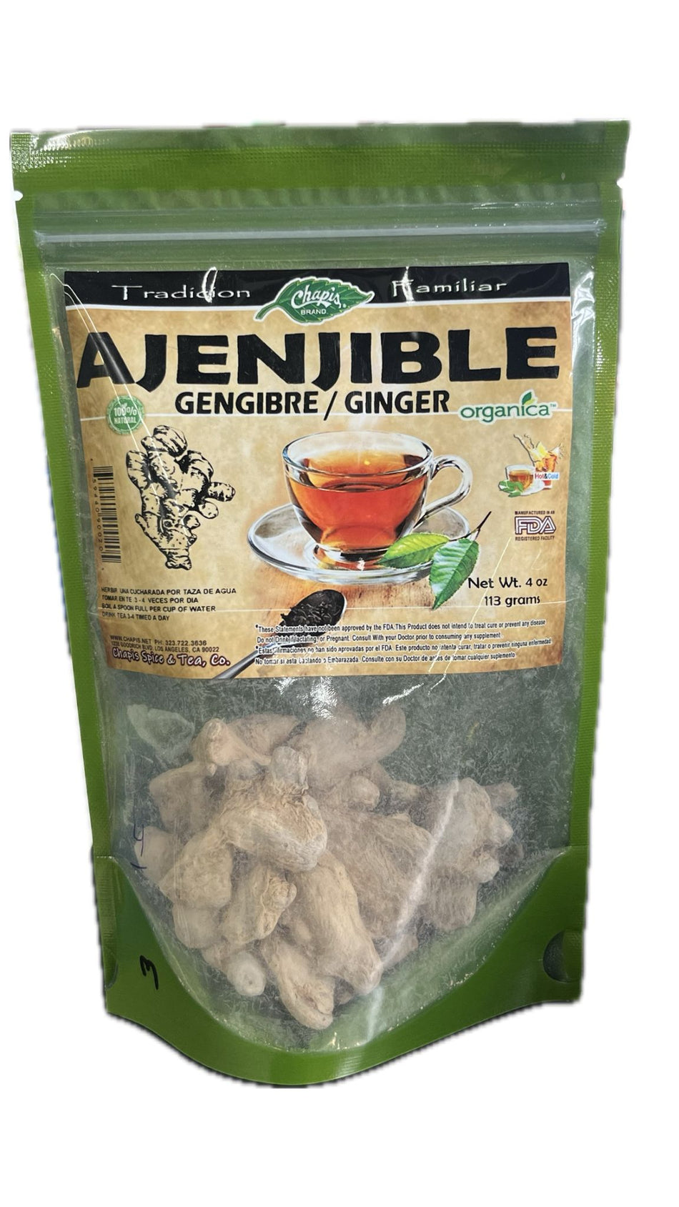 Chapis Jengibre 4 oz